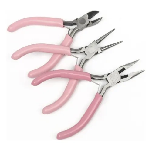 SET ALICATES 3 PIEZAS DOBLAR, APLASTAR Y CORTAR BISUTERIA - 1