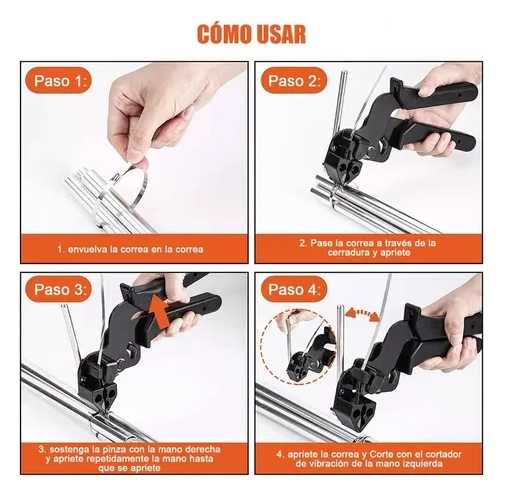 ALICATE FLEJE PARA AMARRAS METALICAS HOMOCINE TICAS - 7