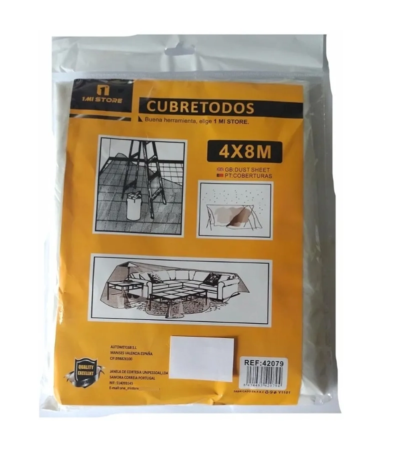 PLASTICO CUBRE TODO IMPERMEABLE 4X6M - 3