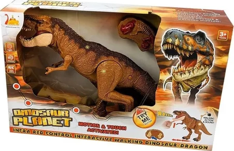DINOSAURIO RC GRANDE SENSORES TACTILES - 1