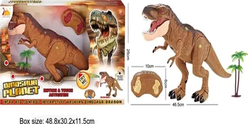 DINOSAURIO RC GRANDE SENSORES TACTILES - 2