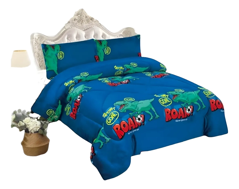 COBERTOR PLUMON PLUSH CHIPORRO CUBRECAMA 1.5 PLAZA - 1