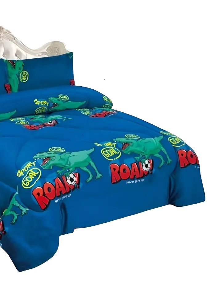 COBERTOR PLUMON PLUSH CHIPORRO CUBRECAMA 1.5 PLAZA - 3