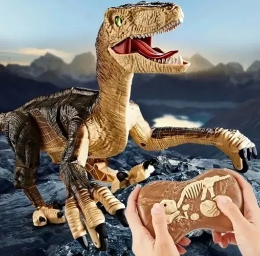 DINOSAURIO RC VELOCIRAPTOR REALISTA SM180 - 1