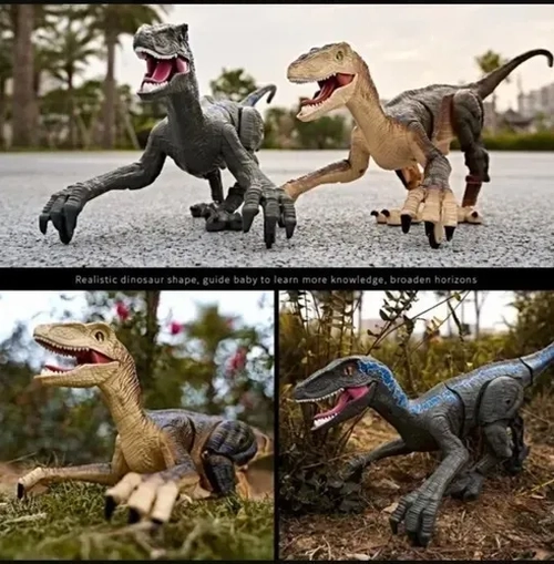 DINOSAURIO RC VELOCIRAPTOR REALISTA SM180 - 3