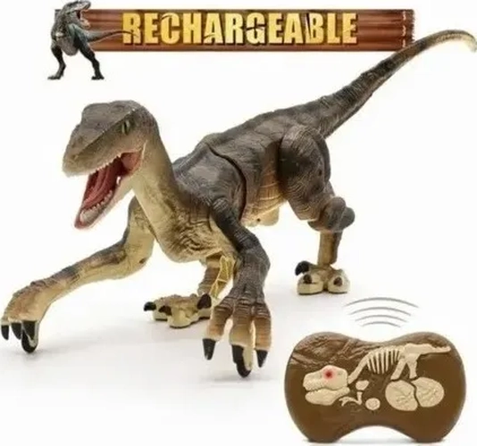 DINOSAURIO RC VELOCIRAPTOR REALISTA SM180 - 4