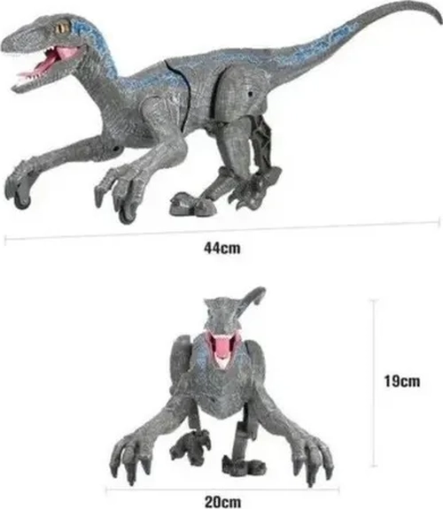 DINOSAURIO RC VELOCIRAPTOR REALISTA SM180 - 6