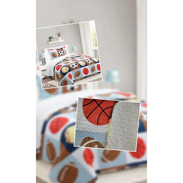CUBRECAMA QUILT SHERPA 1.5 PLAZA INFANTIL MODELOS - 2