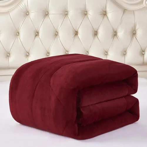 CUBRECAMA PLUSH CHIPORRO 1.5 PLAZA LISO GENE RICA - 5
