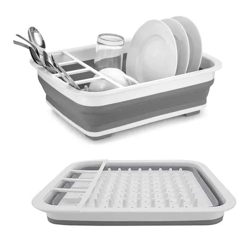 ESCURRIDOR LOZA PLEGABLE ESTANTE COCINA - 1