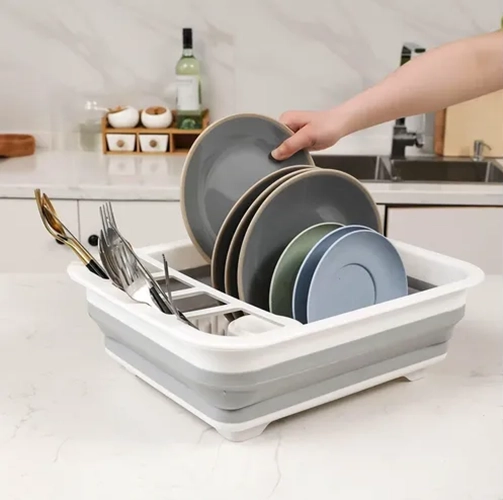 ESCURRIDOR LOZA PLEGABLE ESTANTE COCINA - 2