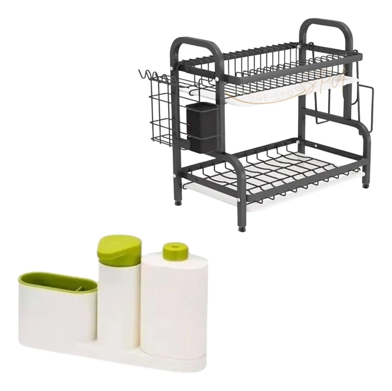 PACK ESCURRIDOR ORGANIZADOR CON DISPENSADOR - 5