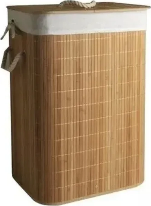 CESTA ROPA BAMBU CON TAPA - 2