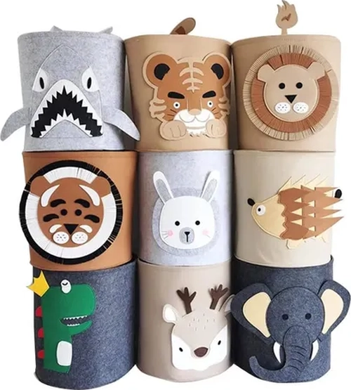CANASTO INFANTIL DISEÑO ANIMALES - 1