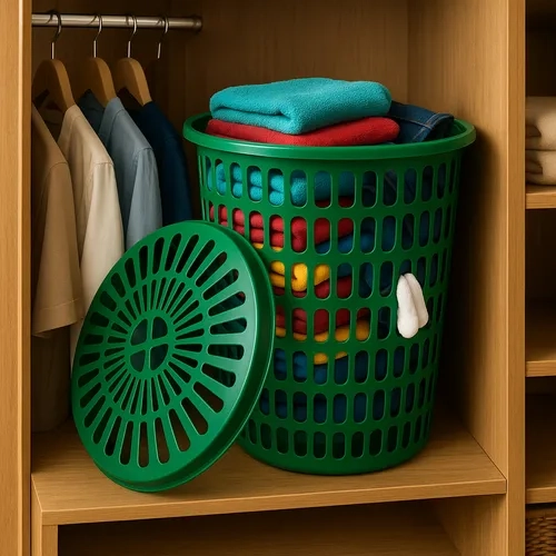 CANASTA PLASTICO REJILLAS 55L ROPA - 2