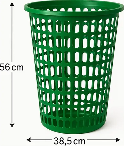 CANASTA PLASTICO REJILLAS 55L ROPA - 3