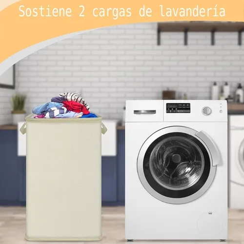 BATHROOM ACCESSORY CANASTO ROPA PLEGABLE - 4