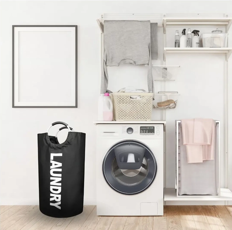 CESTA ROPA SUCIA PLEGABLE CON ASAS LAUNDRY 40X70 - 3