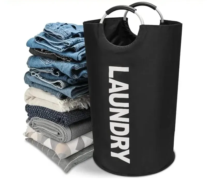 CESTA ROPA SUCIA PLEGABLE CON ASAS LAUNDRY 40X70 - 4