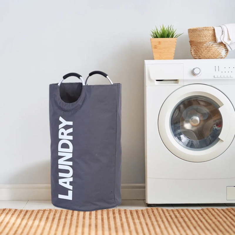 CESTA ROPA SUCIA PLEGABLE CON ASAS LAUNDRY - 3