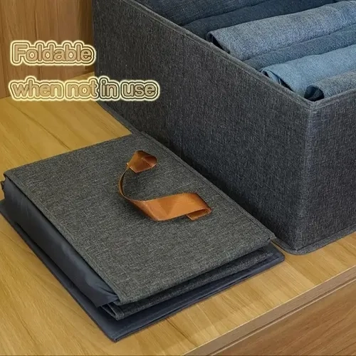 CESTA ROPA ALMACENAMIENTO CON ASAS RECTANGULAR - 9