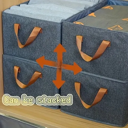 CESTA ROPA ALMACENAMIENTO CON ASAS RECTANGULAR - 10