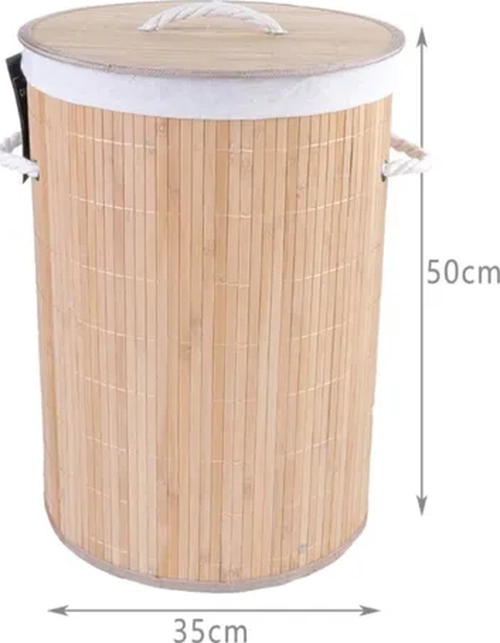 CANASTO ROPA BAMBU - 4