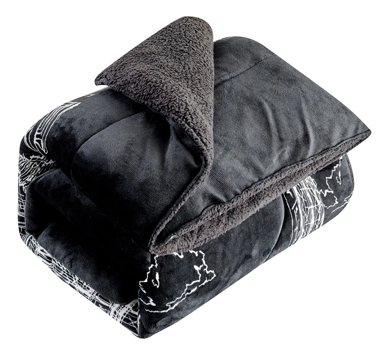 COBERTOR PLUMON PLUSH CHIPORRO 2 PLAZAS + 2 FUNDAS - 3