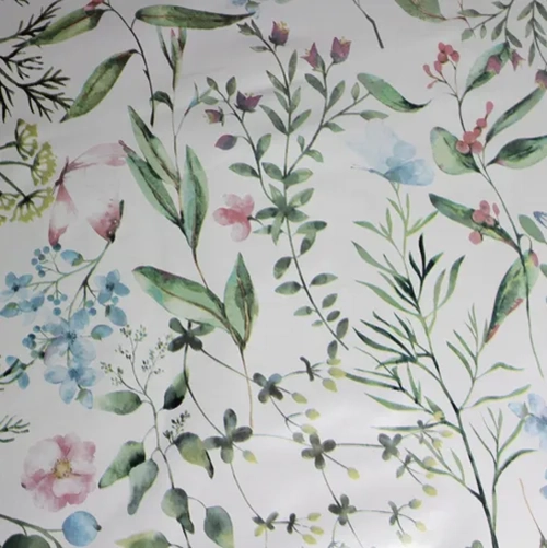 HULE AFRANELADO MANTEL 140X200 FLOR BLANCA - 1