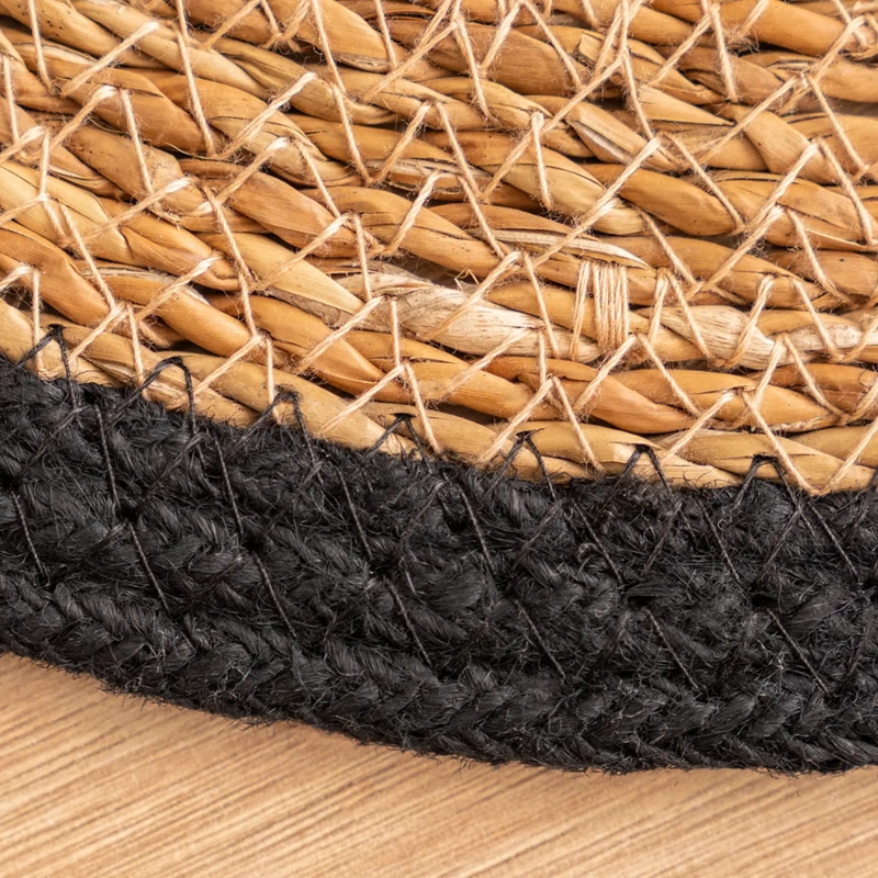 SET 6 INDIVIDUALES SEAGRASS COLOR NEGRO - 3