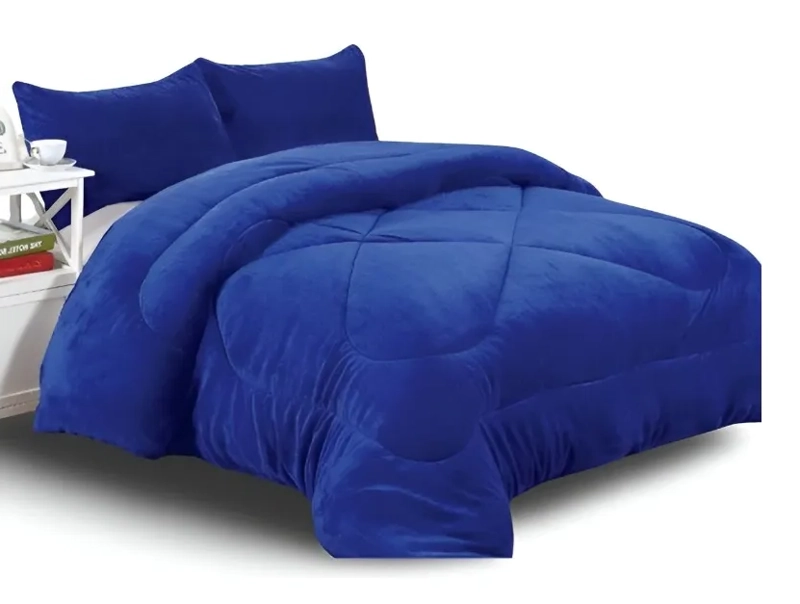 COBERTOR SHERPA PLUSH CHIPORRO LISO 2 PLAZAS - 1