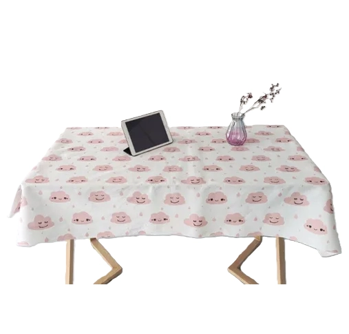 MANTEL RECTANGULAR COREANO HOMER NUBE ROSADO - 3