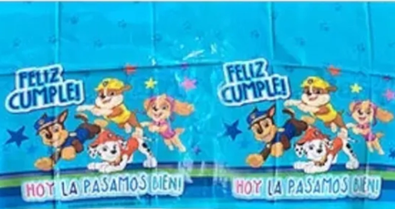 MANTEL CUMPLEAÑOS PAW PATROL - 1