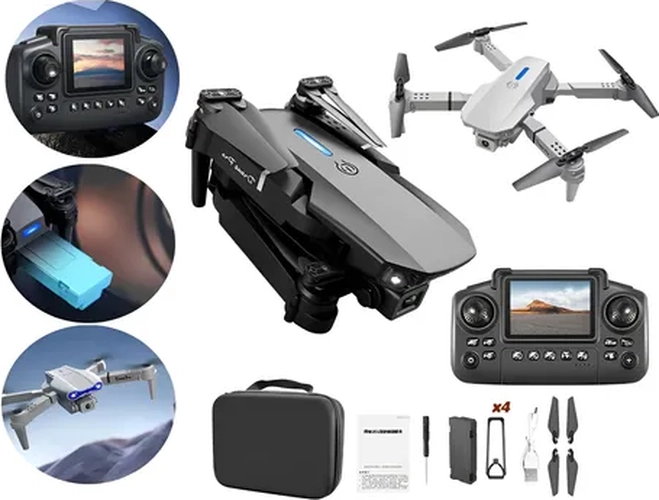 MINI DRONE CAMARA 4K HD NIÑOS COLOR AZUL - 3