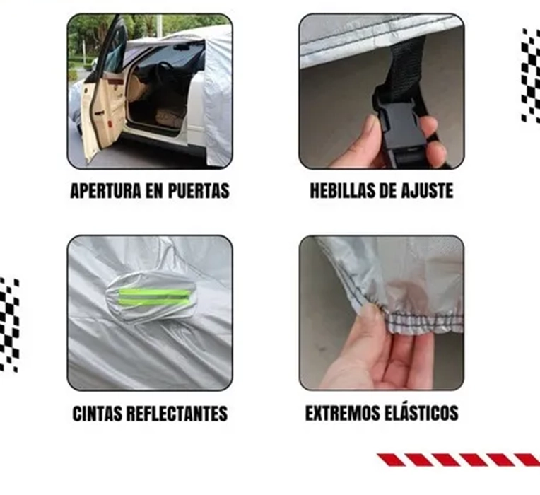 CARPA CUBRE AUTO SUV GRANDPRIX IMPERMEABLE - 3