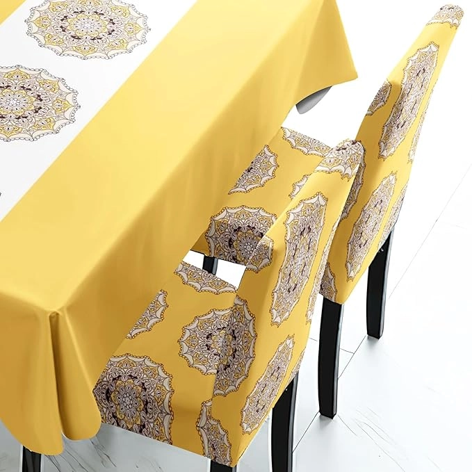 SET MANTEL +6 FUNDAS SILLAS 140X220 - 3