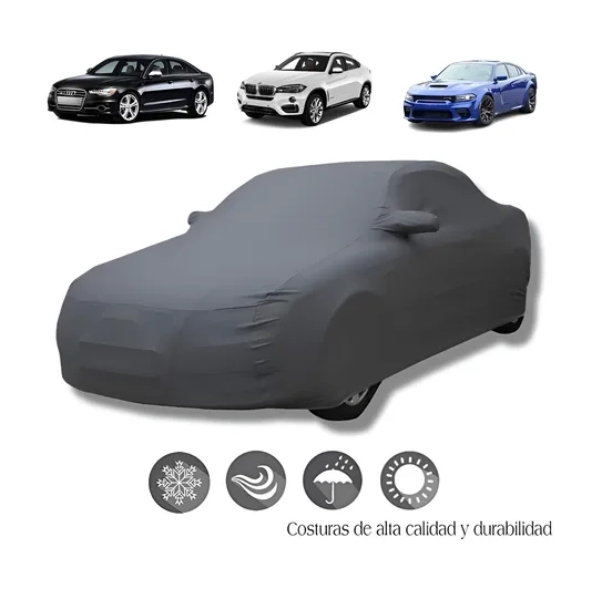 CARPA FUNDA AUTO EXTRAGRUESA PREMIUM FELPA TALLA XL - 2