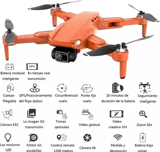 MINI DRONE L900 PRO DUAL CAMARA 4K 5GHZ - 7