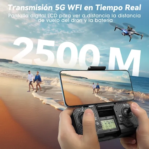 DRONE 4K 3 CAMARAS GPS 5GHZ 3 BATERIAS - 3