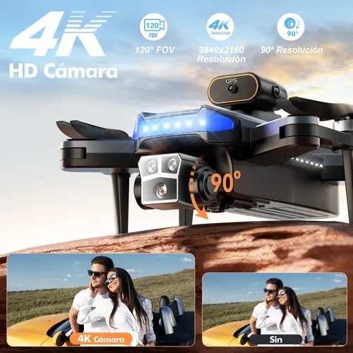 DRONE 4K 3 CAMARAS GPS 5GHZ 3 BATERIAS - 4