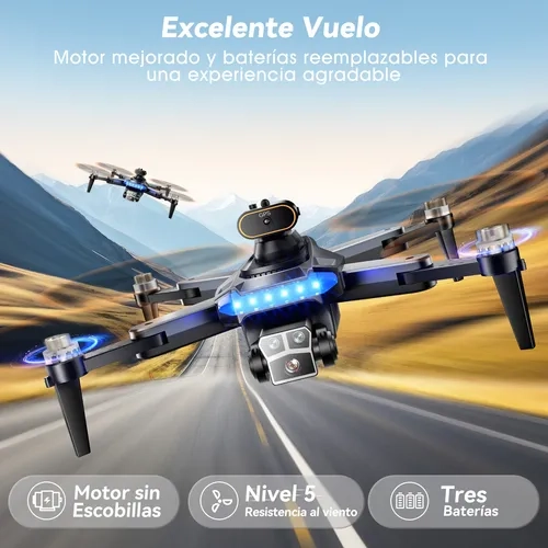 DRONE 4K 3 CAMARAS GPS 5GHZ 3 BATERIAS - 6
