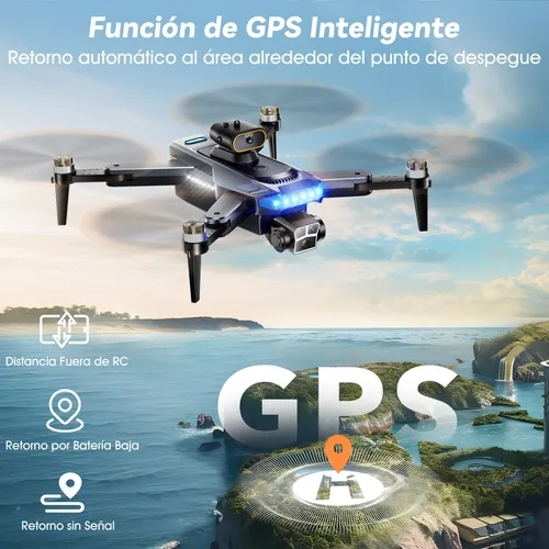 DRONE 4K 3 CAMARAS GPS 5GHZ 3 BATERIAS - 7