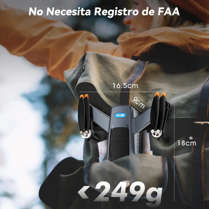 DRONE 4K 3 CAMARAS GPS 5GHZ 3 BATERIAS - 8