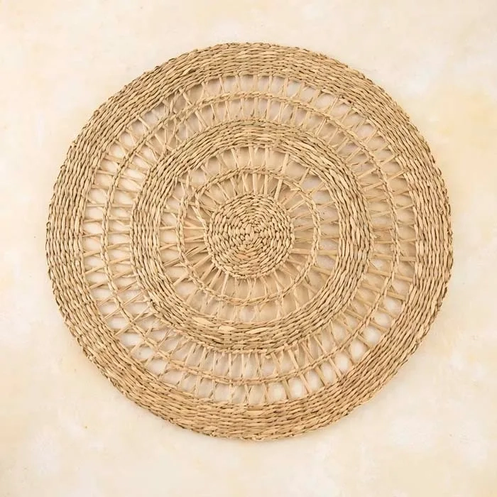 SET 4 INDIVIDUALES SEAGRASS CALADOS - 1