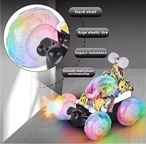 AUTO LOCO RC 360° LUCES SONIDO USB - 2