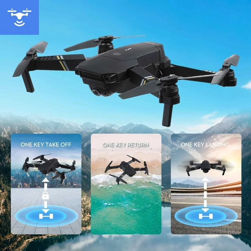 DRONE CAMARA FULL HD WIFI PLEGABLE RECARGABLE - 5