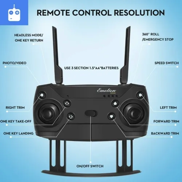 DRONE CAMARA FULL HD WIFI PLEGABLE - 5