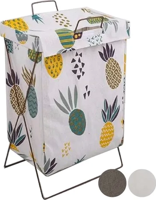 CANASTO ROPA SUCIA PLEGABLE DE TELA - 2