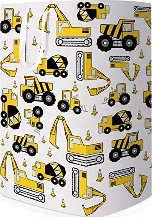 CESTO ROPA JUGUETES INFANTIL TELA - 1