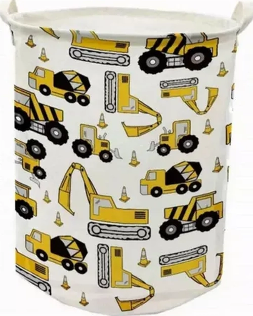 CESTO ROPA JUGUETES INFANTIL TELA - 4